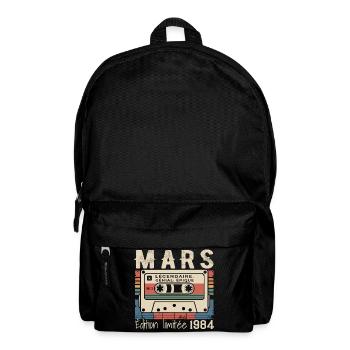 Geburtstag 1984 März 1984 geboren im März 1984 - Rucksack - Schwarz - Vorne
