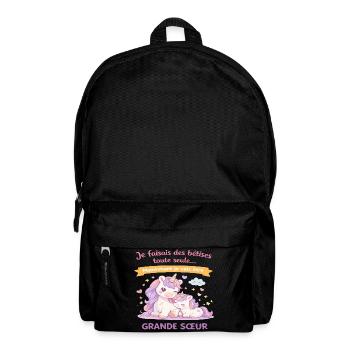I was doing stupid things on my own - Backpack - black - Front