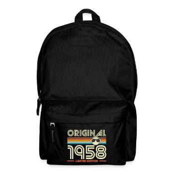 Originale Retro-Edition von 1958 - Rucksack - Schwarz - Vorne