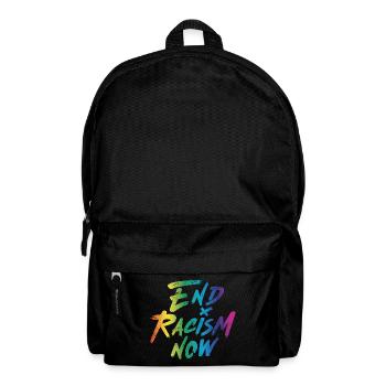 End Racism Now - Rucksack - Schwarz - Vorne