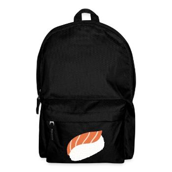 Salmon Nigiri Minimal-Illustrationsdruck - Rucksack - Schwarz - Vorne