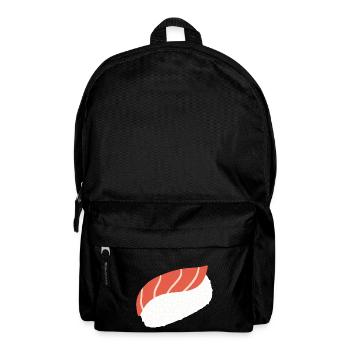Art minimal du sushi au thon nigiri - Sac à dos - noir - Devant