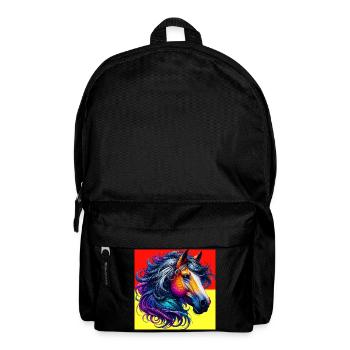 cheval - Sac à dos - noir - Devant