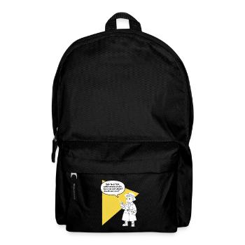 Bonjour tante - tu décroches ? Ton frère est drôle, agaçant - Sac à dos - noir - Devant