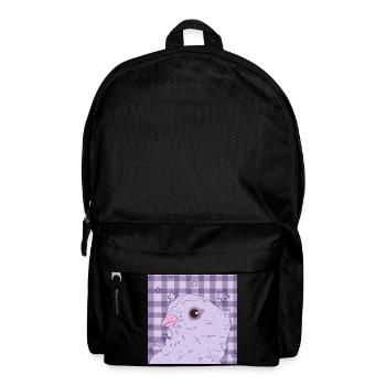 hübsche pink lila Taube - Rucksack - Schwarz - Vorne