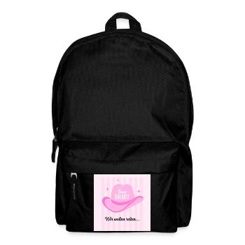 Junggesellinnenabschied JGA T-Shirt & Hoodie Bride - Rucksack - Schwarz - Vorne