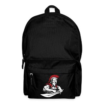 Spartan Warrior Sword Bust Spartan Mascot - Backpack - black - Front