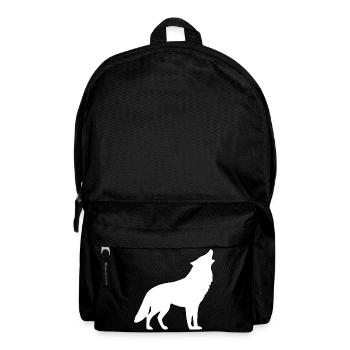 Howling Wolf White - Backpack - black - Front