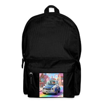 Polizei Abenteuer Zuckerstadt - Rucksack - Schwarz - Vorne