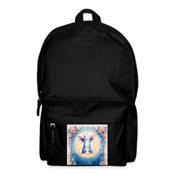 Blue mice in love - Backpack - black - Front