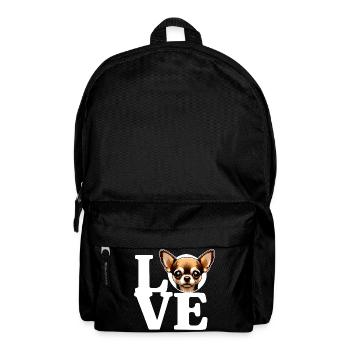 ADORE Chihuahua Chihuahua Chien Amoureux Drôle - Sac à dos - noir - Devant