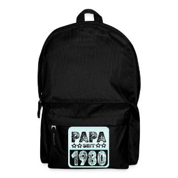 Spruch 1980 - Rucksack - Schwarz - Vorne