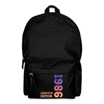 1986 Limited Edition Birthday - Backpack - black - Front