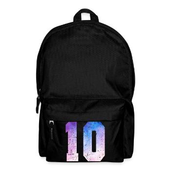 Ausgabe 10 – 10-jähriges Jubiläumsgeschenk - Rucksack - Schwarz - Vorne