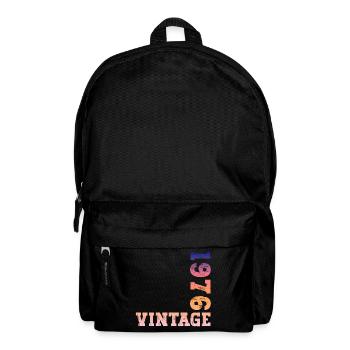 Vintage 1976 - Rucksack - Schwarz - Vorne