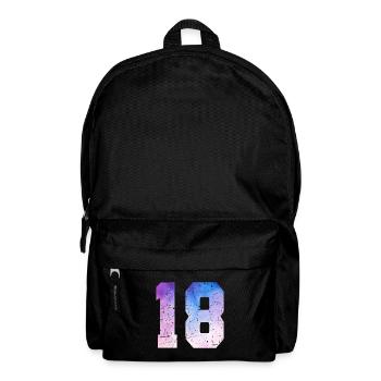 Ausgabe 18 – 18. Geburtstagsgeschenk - Rucksack - Schwarz - Vorne