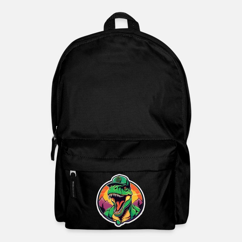 T-Rex Retro Sunset Cap - Backpack - black