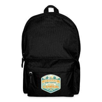 Ich Muss Campen Therapie Ade - Rucksack - Schwarz - Vorne