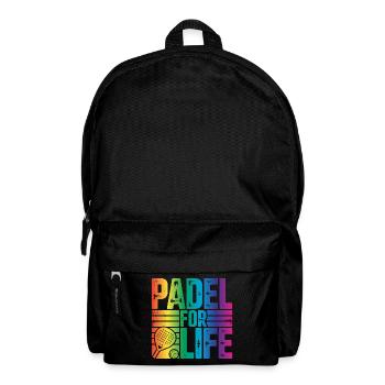 Padel for life - Backpack - black - Front