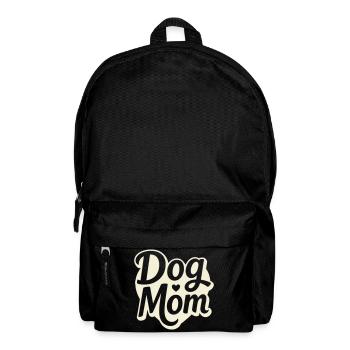 Dog Mom Heart Design – Dog Love - Backpack - black - Front