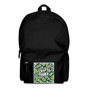 Crypto Trader Money Rain - Backpack - black - Front
