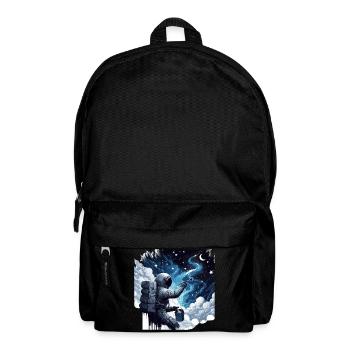 Astronaut Paints the Night: Creative Space Painter - Backpack - black - Front