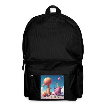 Pastel Planet Friends - Backpack - black - Front