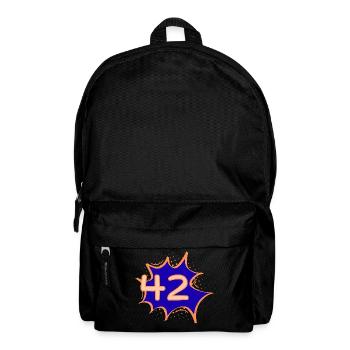 42 – The Answer to Everything | Comic Style T-Shirt - Backpack - black - Front
