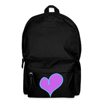 Heart Valentin Dear Girlfriend Friend - Backpack - black - Front
