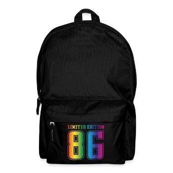 Millésime 1986 - Sac à dos - noir - Devant