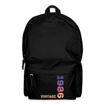 Millésime 1986 - Sac à dos - noir - Devant