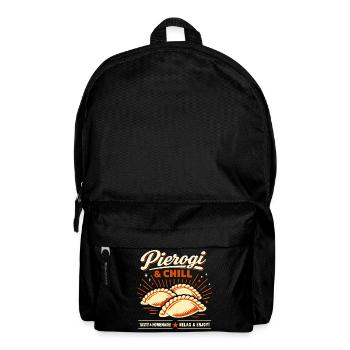 Pierogi & Chill : Rétro Dumplings Vintage Design - Sac à dos - noir - Devant
