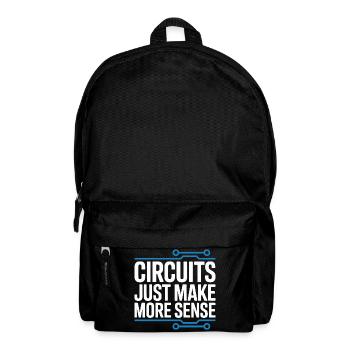 Schaltkreise Machen Technik Sinnvoller - Rucksack - Schwarz - Vorne