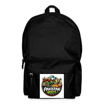Pakistan Streetwear Culture Logo – Urban Heritage - Backpack - black - Front