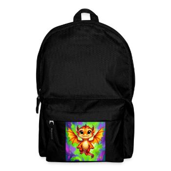 dragon - Sac à dos - noir - Devant