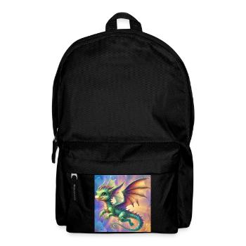 Drache - Rucksack - Schwarz - Vorne