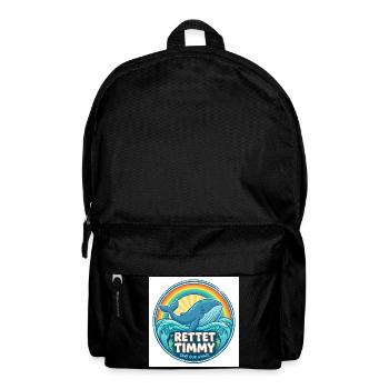 Rettet Timmy – Save Our Whale - Rucksack - Schwarz - Vorne