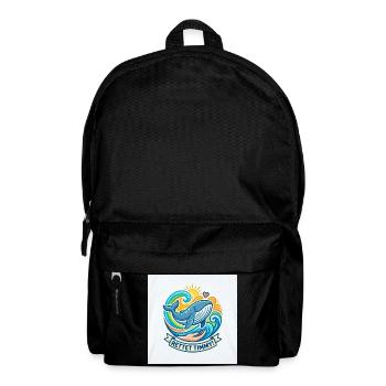 Save Timmy: Whales in the Colour Waves - Backpack - black - Front