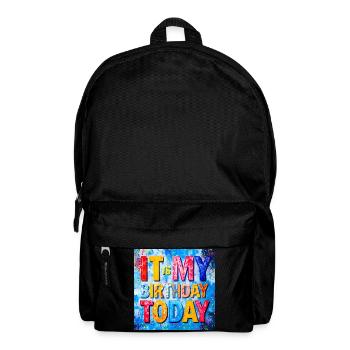 Heute habe ich Geburtstag. - Rucksack - Schwarz - Vorne