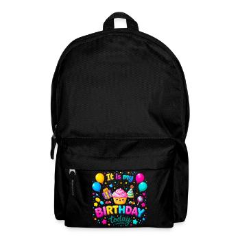 Aujourd’hui, c’est mon anniversaire - Sac à dos - noir - Devant