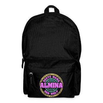 Beste Mama der Welt Allmina - Rucksack - Schwarz - Vorne