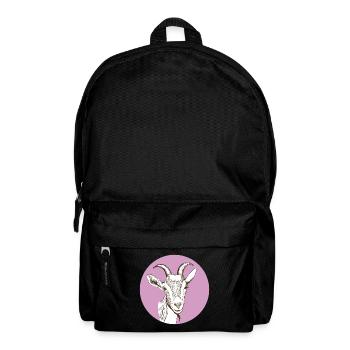 Ziege - Rucksack - Schwarz - Vorne