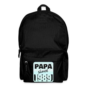 Papa seit 1984 - Rucksack - Schwarz - Vorne