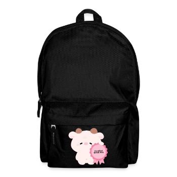 Zertifizierte Braucht Umarmung Kuh - Rucksack - Schwarz - Vorne