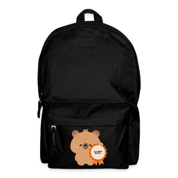 Zertifizierte Delulu Capybara - Rucksack - Schwarz - Vorne