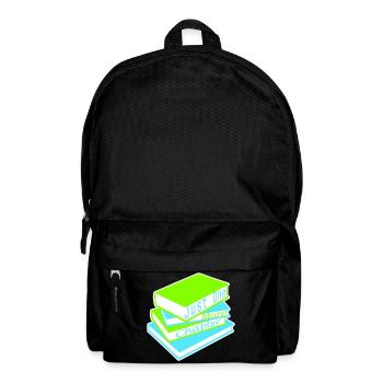 Just One More Chapter Lustig Bücherwurm Lesen Cool - Rucksack - Schwarz - Vorne