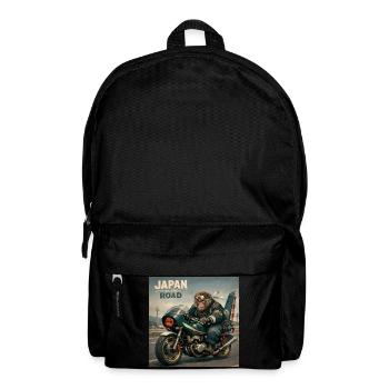 Japanese Bosozoku Monkey Biker - Backpack - black - Front
