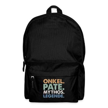 Onkel Patr Mythos & Legende T-Shirt  Lustiges Gift - Rucksack - Schwarz - Vorne