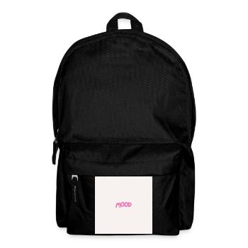 "MOOD" Grafik-T-Design - Rucksack - Schwarz - Vorne