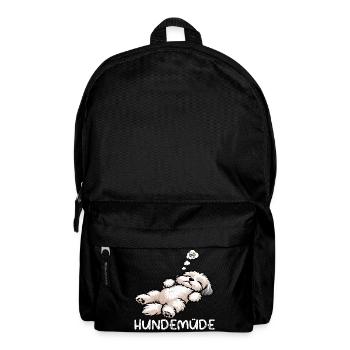 Hundemüde Havaneser Havaneserbesitzer Havaneserfan - Rucksack - Schwarz - Vorne